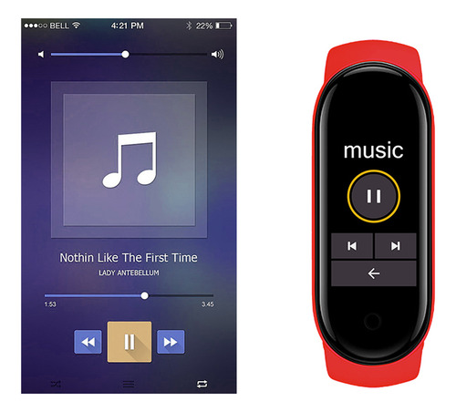 Reloj M6: Fitness, Heart E, Sleep, Ip67