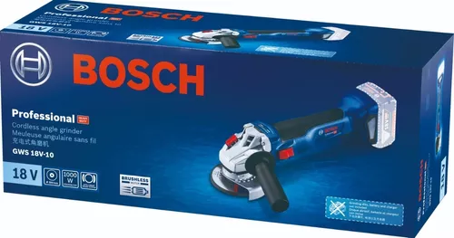 amoladora bateria gws 18v 10pc bosch