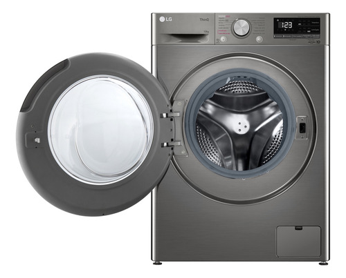 Lavarropas Lg Thinq 10 Kg Inverter Frontal Gris Wm10vvc4s6 Gris