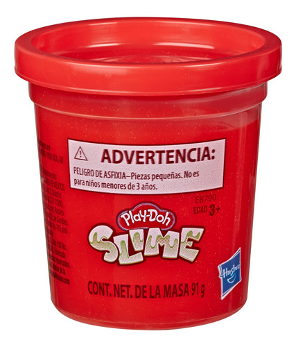 Play-doh Slime Lata Individual Rojo