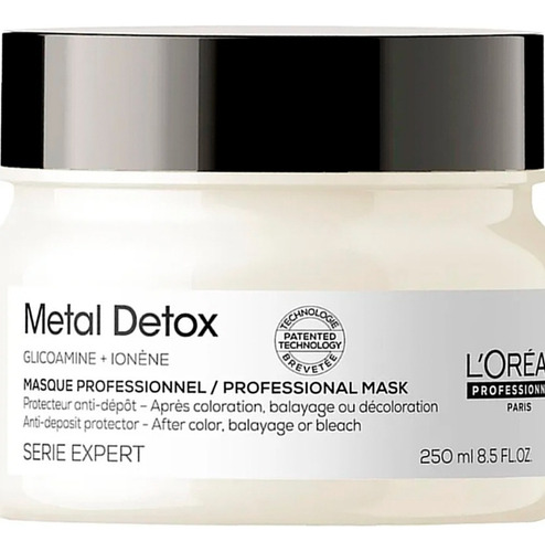 Loreal Profesional Metal Detox Máscara Color Teñidos Chico