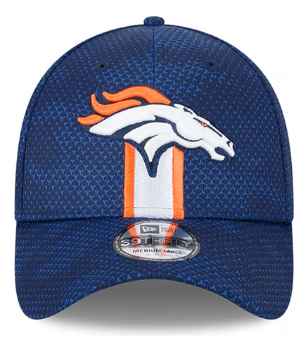 Gorra New Era 39thirhty Denver Broncos Azul S/m Bordado
