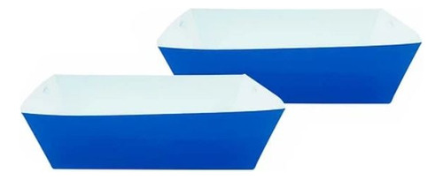  Caja Pequeña Carton Azul 3pcs 21x12 Y 17x9.5cm