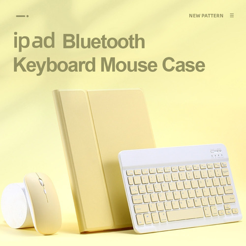 Funda Con Teclado Mouse Bluetooth Para iPad Pro 2021 11 PuLG