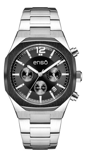 Reloj De Pulsera Enso Para Hombre Plata Ew1034g1