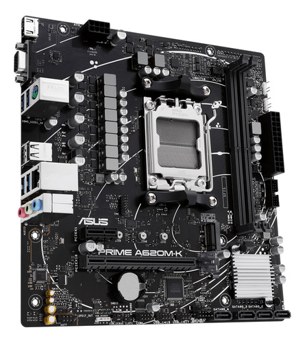 Tarjeta Madre Asus Prime A620m-k Am5 2x Ddr5 M.2 Micro Atx