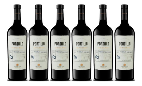 Vino Portillo Cabernet Sauvignon 750ml Salentein Caja X6