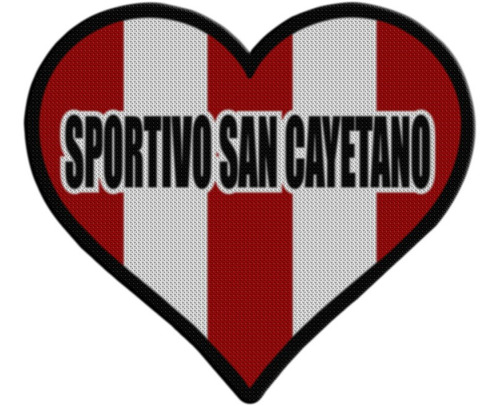 Parche Termoadhesivo Corazon Sportivo San Cayetano