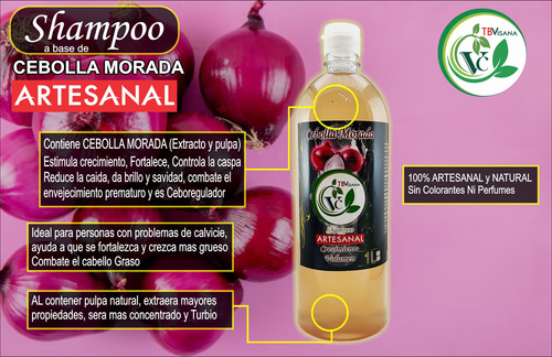 Shampoo Tratamiento Anticaida, Alopecia, Caspa Tbvisana