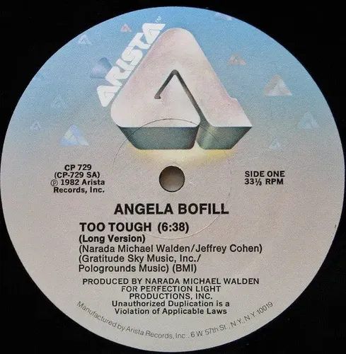 Angela Bofill Too Tough 7インチレコード Angela Bofill - Too Tough 12 | Frete grátis