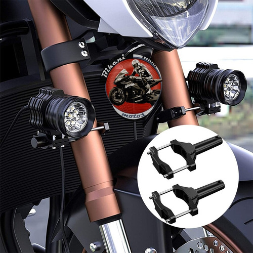 Imagen 2 de 9 de Soportes De Neblineros Para Motos + Envio Gratis