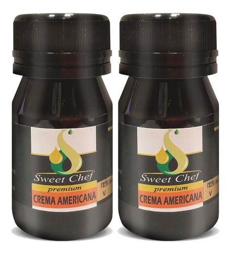 Esencia Reposteria Sweet Chef Vegano Crema Americana 30cc X2