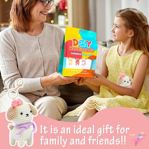Kit De Crochet Para Principiantes Con Lana Incluida
