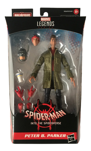 Peter Benjamin Parker Marvel Legends Spiderman Spiderverse (Usado)