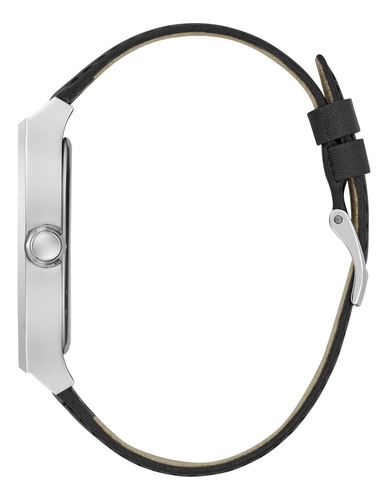 Reloj Guess Punctual Analógico Hombre 4.2cm Silicona Negro