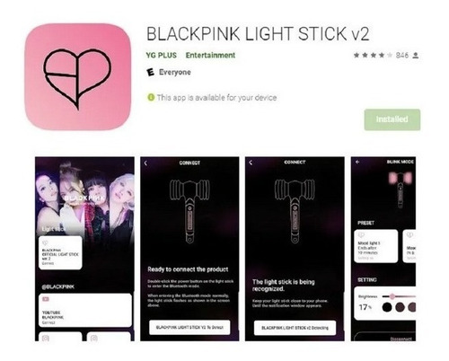 Blackpink Lightstick V2 Con Bluetooth Limited Editions Fans