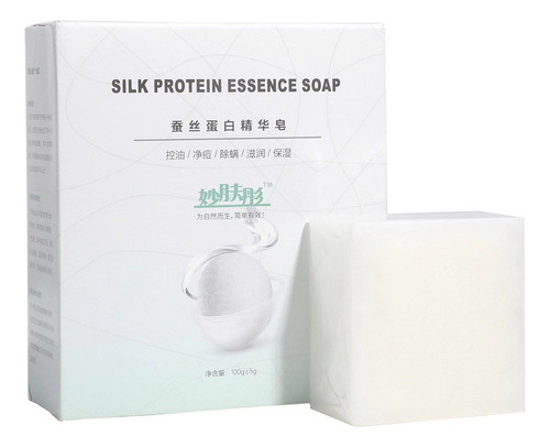 Jabón De Leche Silk Protein Essence Soap Oil Control Net