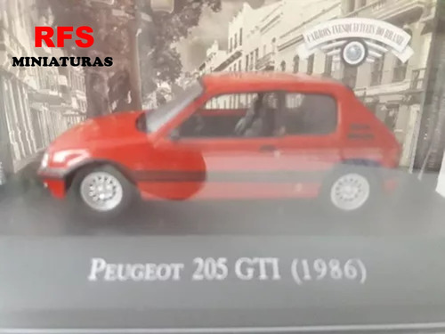 Miniatura Peugeot 205 Gti 1986