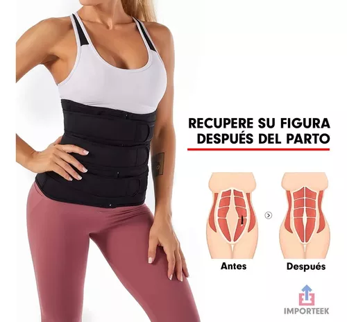 Faja Moldeadora Reductora Cintura Abdomen Termica Compresion