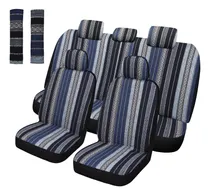 Comprar Juego Completo Fundas Asiento Autos Rayas Almohadillas Lavab