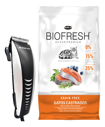 Alimento Biofresh Gato Castrado 7,5 Kg + Regalo
