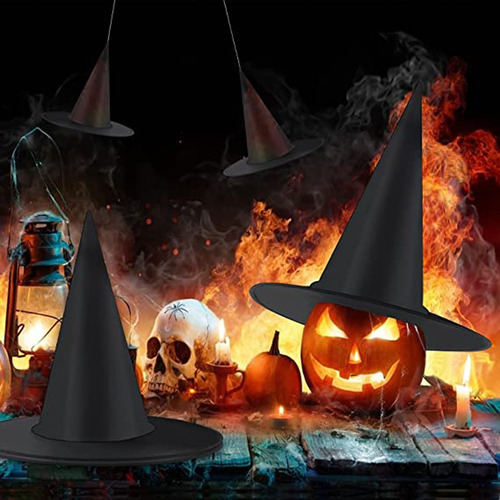 Conjunto De 15 Sombreros De Bruja De Halloween, Hat De Brux