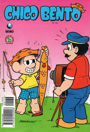 Chico Bento N° 176 - 36 Páginas - Em Português - Editora Globo - Formato 13 X 19 - Capa Mole - 1993 - Bonellihq Cx177 E23