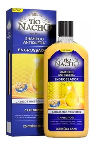  Shampoo Antiqueda Engrossador 415ml - Tío Nacho