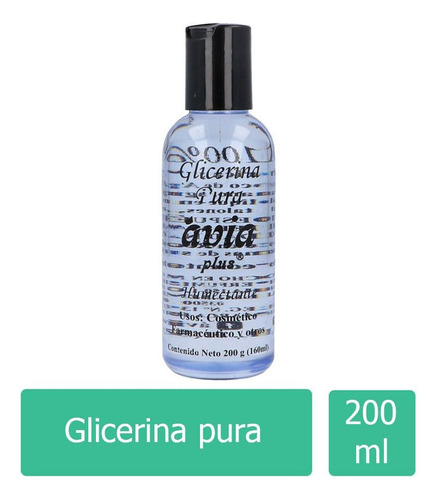  Glicerina Pura Ávia Plus Frasco Con 200 Ml