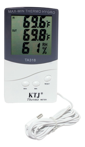 Termohigrómetro + Sensor Ktj Con Certificado De Calibración