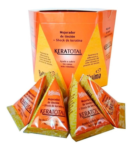 Bellissima Keratotal Caja 24 Mejorador De Tincion Tintura