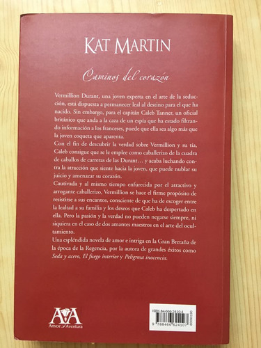Novela Romántica - Caminos Del Corazón - Kat Martin