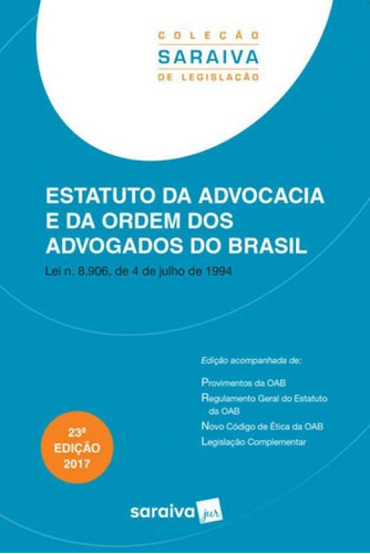 Estatuto Da Advocacia E Da Ordem Dos Advogados Do Brasil - 2