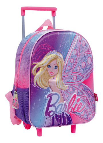 Mochila Barbie Con Carro Jardin 12p 35608 Color 35608 Violeta