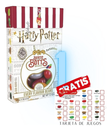 Caja  Dulces Bertie Botts Harry Potter Grageas 1.2 Oz