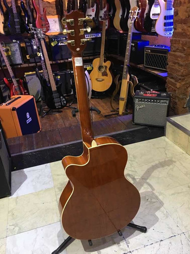 Guitarra Electroacustica Shelter Lf4000ceq Sunburst