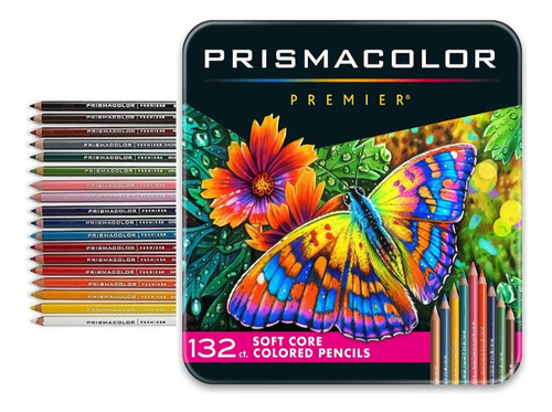 Colores Prismacolor Premier 132 Colores Estuche Metalico