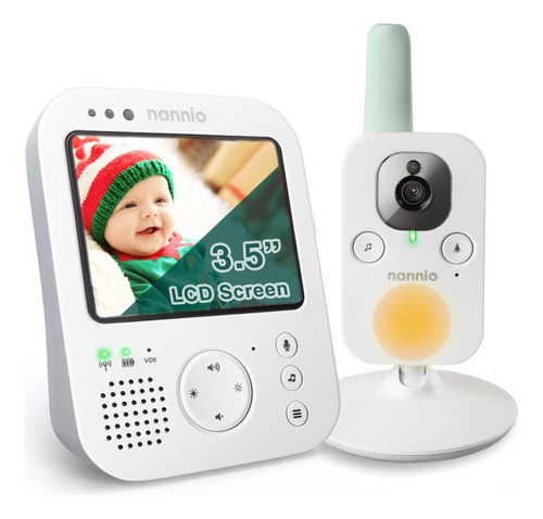 Nannio Hero3 Monitor De Video Para Bebés Con Asistente De De