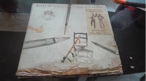 Lp Paul Mccartney Pipes Of Peace En Acetato,long Play