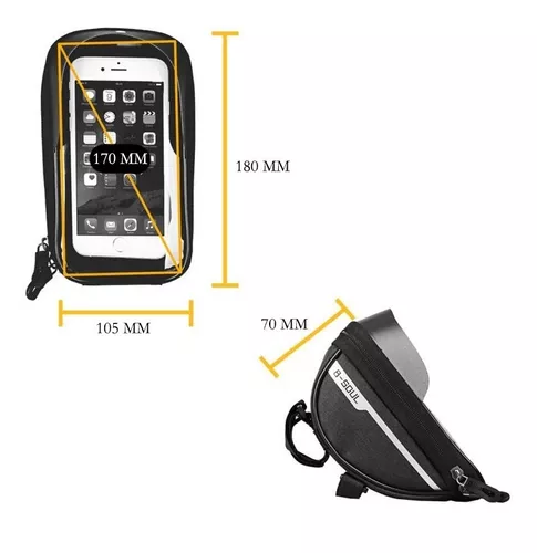 Soporte Porta Celular 5.5 Soporte Bici Moto Impermeable - Motoshop  Respuestos y Accesorios