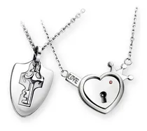 Comprar Collares Parejas Acero Inoxidable Amigos, Amistad Lb