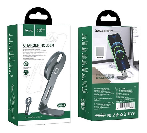 Soporte Hoco Ph44 Para Cargador De iPhone Magsafe