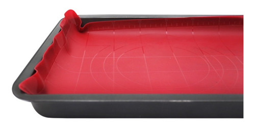 Imagem 2 de 7 de Tapete De Silicone Folha Antiaderente Forno Carol Fiorentino