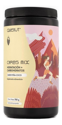 Carbs Mix Dextrosa Fructosa Electrolitos 700 G Piña Coco Que