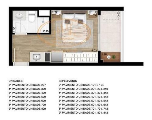 Apartamento Com 2 Dormitório(s) Localizado(a) No Bairro Centro Em São Paulo / São Paulo - 5759:910873