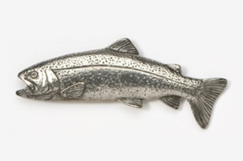 Pin Pewter Rainbow Trout Gg Harris Wildlife Collection