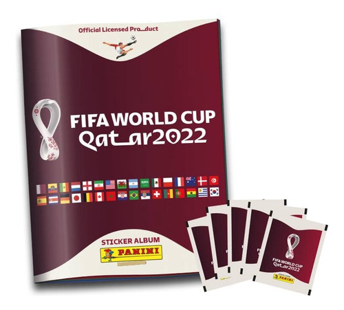 Álbum Mundial Qatar 2022 + 5 Sobres.