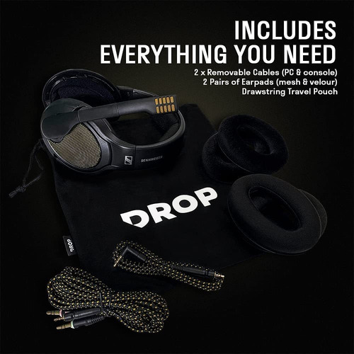 Gaming Headset Microfono Drop + Senheiser Pc38x