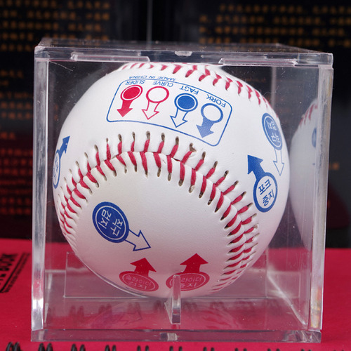 Vitrina De Béisbol Con Soporte Acrílico Iónico Para Pelota D