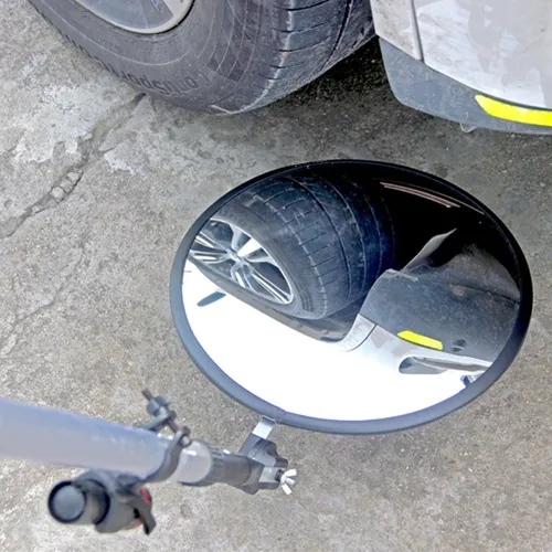 Baston Inspección Vehicular 30 X 270 Cm Acrilico Linterna
